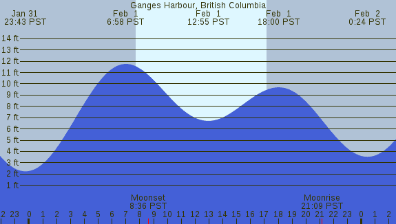 PNG Tide Plot